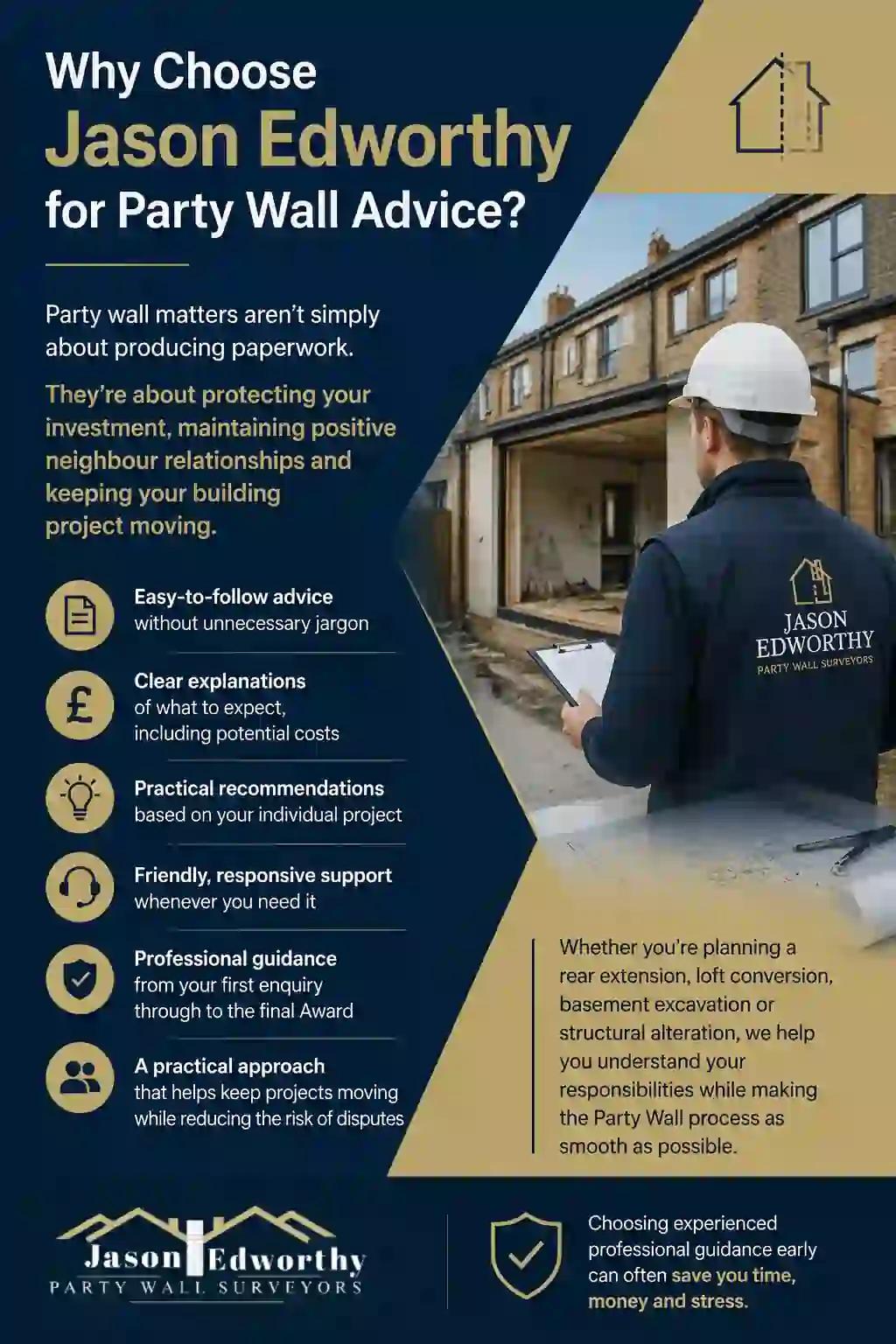 Why Choose Jason Edworthy for Party Wall Advice Stroud?